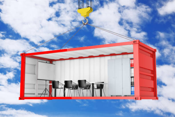 Ausgebaute Container