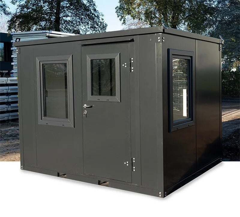 Bella Isoliercontainer in Anthrazit – 4 × 2 Meter