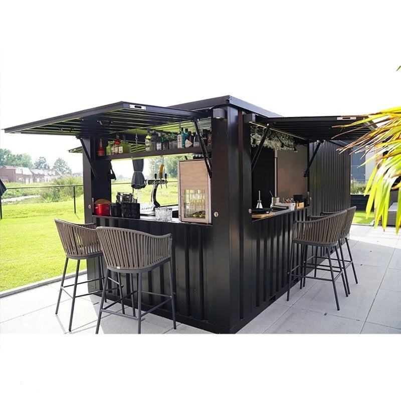 Mobiler Outdoor-Barcontainer – 8 × 2 m (26 Fuß)