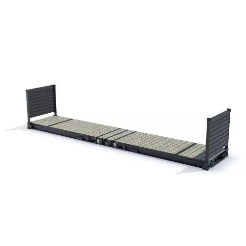 40-Fuß-Flat-Rack-Seecontainer